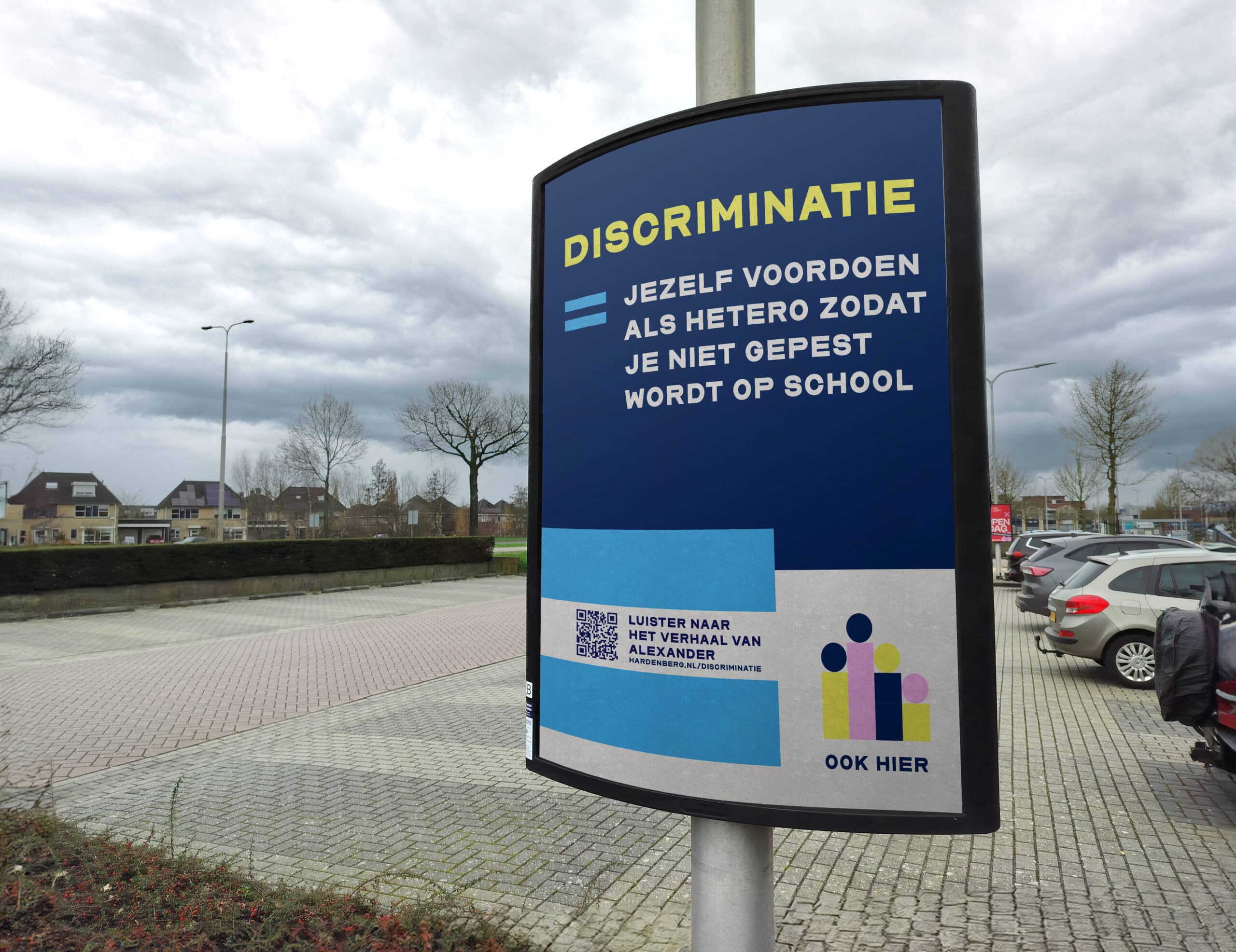 Campagne discriminatie is ook hier